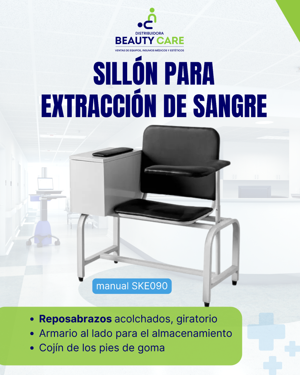 sillón extracción de sangre
